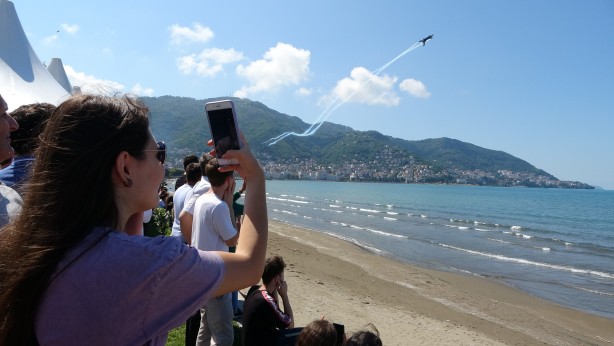 Foto - İzleyenlerin nefesini kesti! SOLOTÜRK'ten muhteşem gösteri