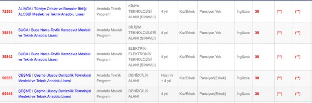 Foto - İzmir Anadolu fen mesleki ve teknik anadolu lisesi imam hatip lisesi taban puanı yüzdelik dilimleri 2022: