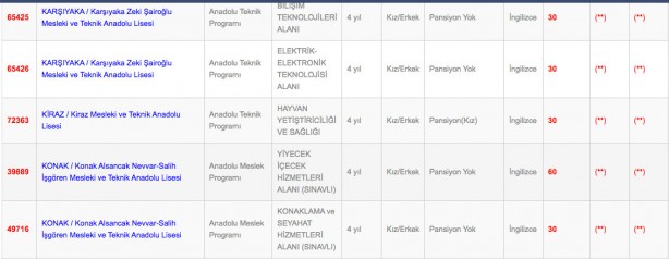 Foto - İzmir Anadolu fen mesleki ve teknik anadolu lisesi imam hatip lisesi taban puanı yüzdelik dilimleri 2022: