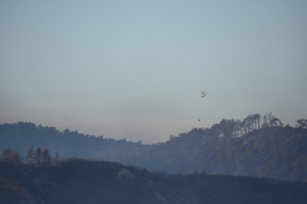İzmir’de düşen helikopterdeki 3 kişiyi arama çalışmaları sürüyor