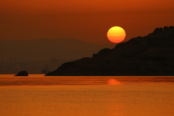 Foto - İzmir'de gün doğumu
