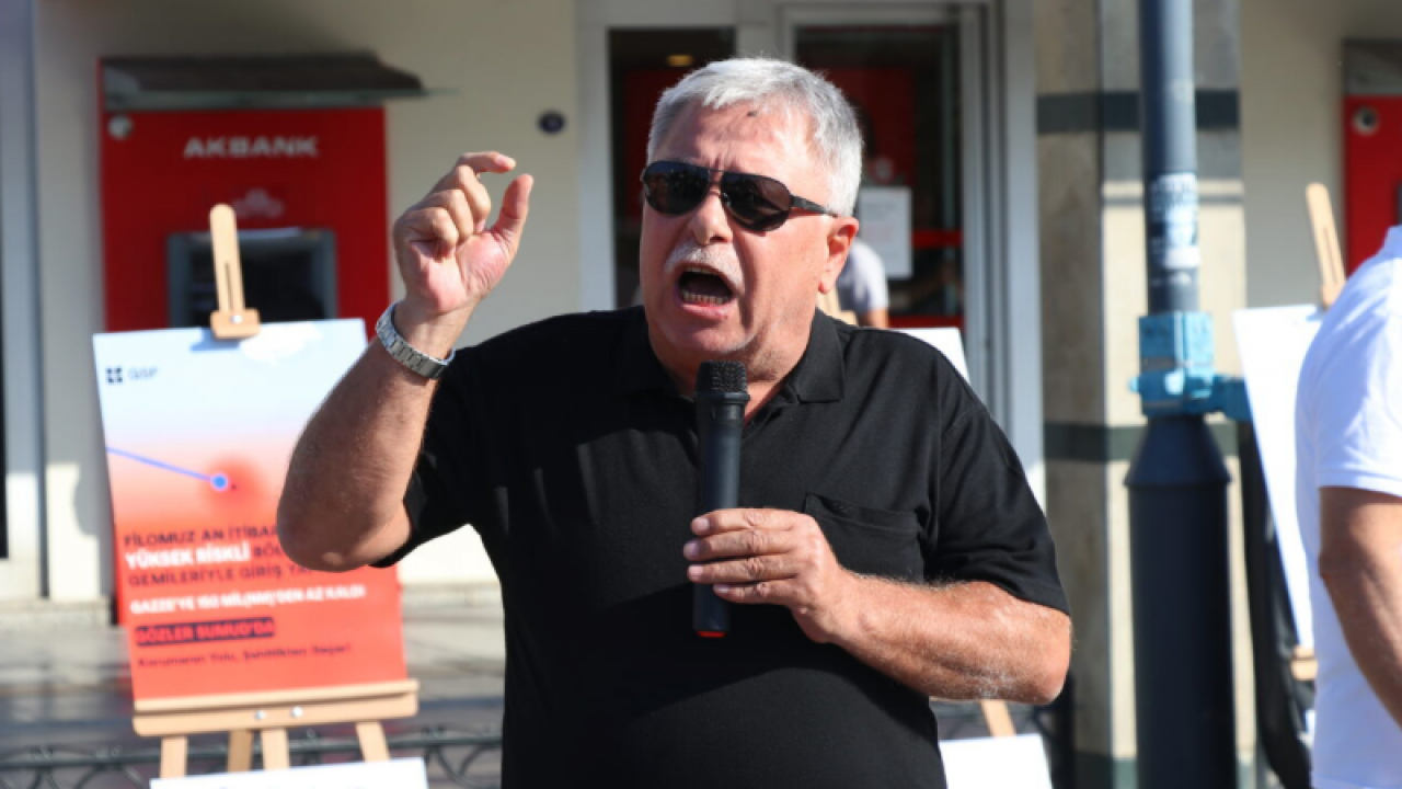 Foto - İzmir'de 'Kararlıyız, Sumud'un Yanındayız' etkinliği