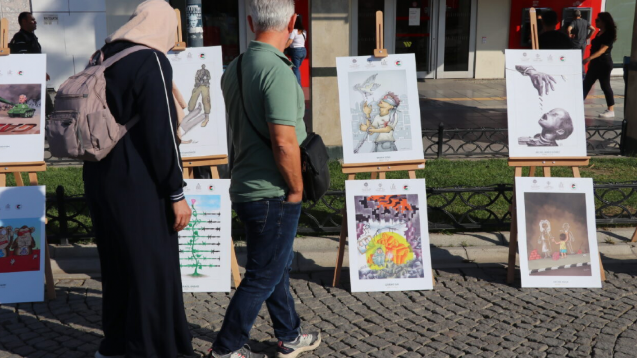 Foto - İzmir'de 'Kararlıyız, Sumud'un Yanındayız' etkinliği