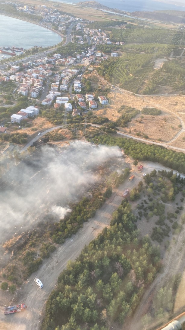 Foto - İzmir'de korkutan orman yangını