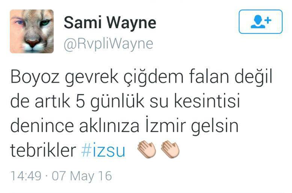 İzmir'deki su kesintisini böyle tiye aldılar
