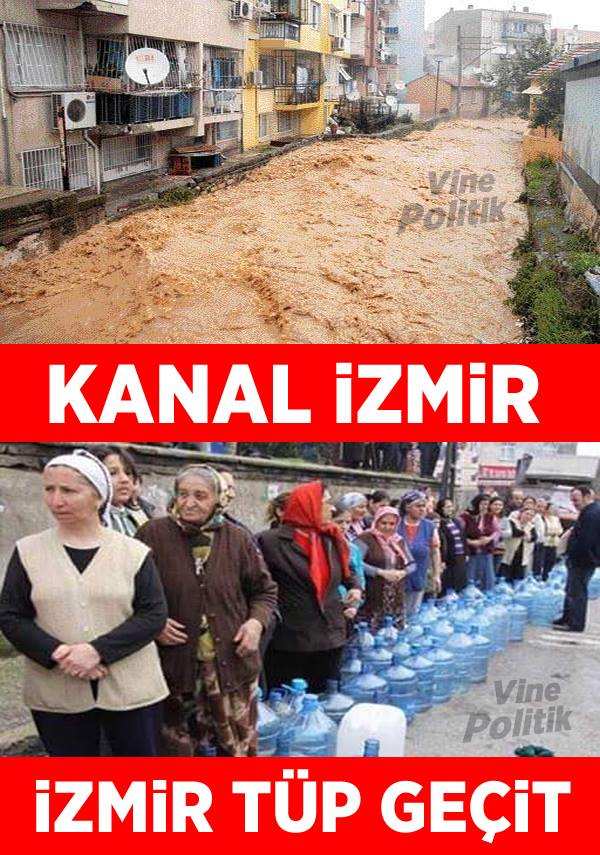 Foto - İzmir'deki su kesintisini böyle tiye aldılar