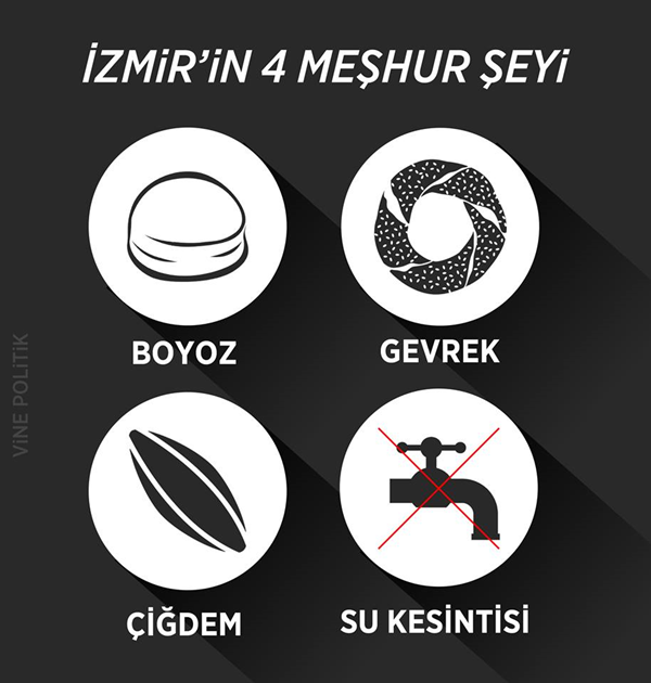 Foto - İzmir'deki su kesintisini böyle tiye aldılar