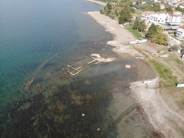 Foto - İznik Gölü’nde neler oluyor? Hem sevindirirken hem de düşündüren manzara