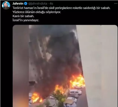 Foto - Jahrein'den milyonların sinir uçlarıyla oynayan İsrail paylaşım! Sosyal medya ayağa kalktı