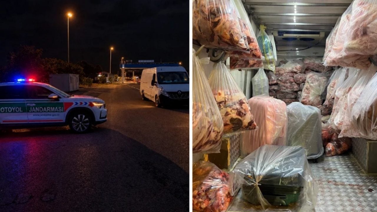 Jandarma kontrolüne takıldı: Kamyonetten çıkanlar pes dedirtti!