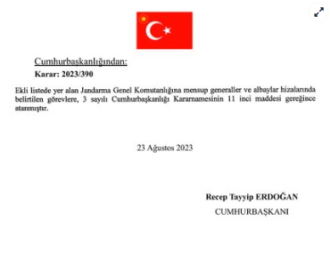 Foto - Jandarma Genel Komutanlığında kritik atamalar! Ankara İl Jandarma Komutanlığı'na o getirildi