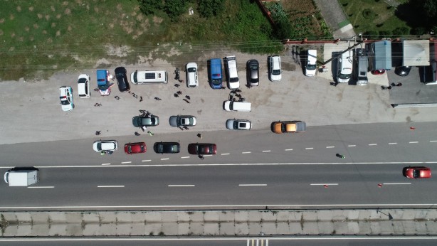Jandarmadan drone destekli uygulama