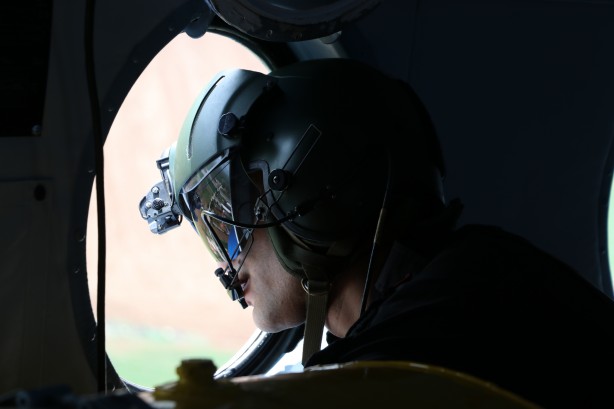 Foto - Jandarmadan helikopterli denetim