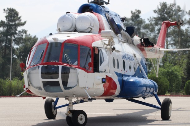Jandarmadan helikopterli denetim