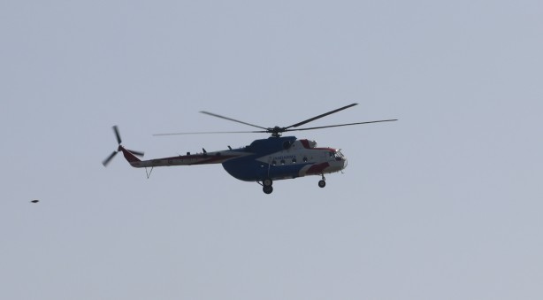 Foto - Jandarmadan helikopterli denetim