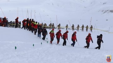 Foto - Jandarmadan Kayseri Erciyes’te çığ tatbikatı