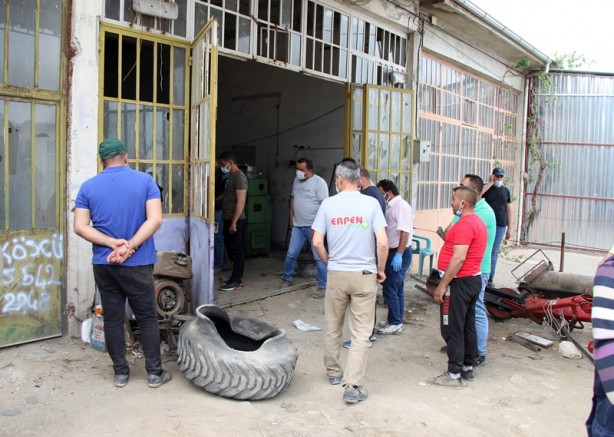 Foto - Jant tamiri sırasında lastik patladı: 1 ölü, 1 yaralı