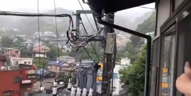 Foto - Japonya'da korkunç anlar! Sel resmen geliyorum dedi