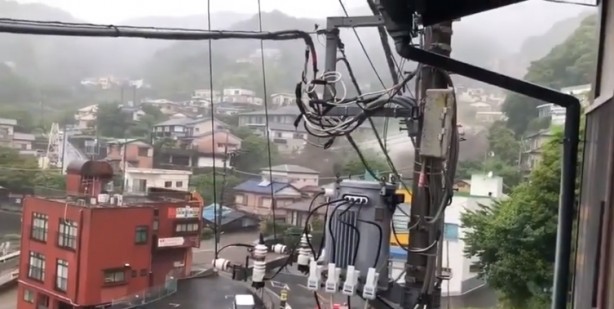 Foto - Japonya'da korkunç anlar! Sel resmen geliyorum dedi