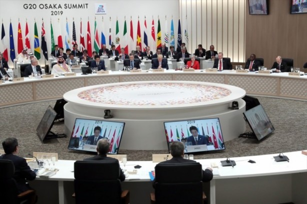 Foto - Japonya'daki G-20 zirvesinden samimi kareler