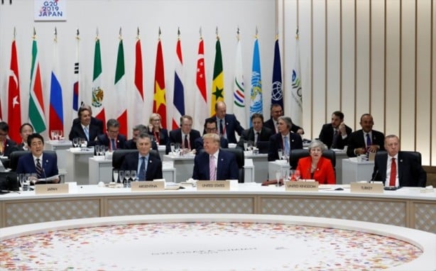 Foto - Japonya'daki G-20 zirvesinden samimi kareler