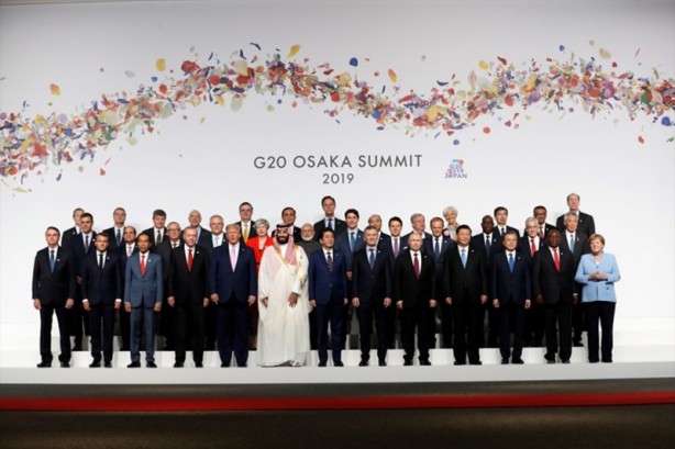 Foto - Japonya'daki G-20 zirvesinden samimi kareler
