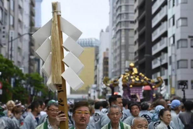 Foto - Japonların renkli festivali başladı: 'Sanja Matsuri'
