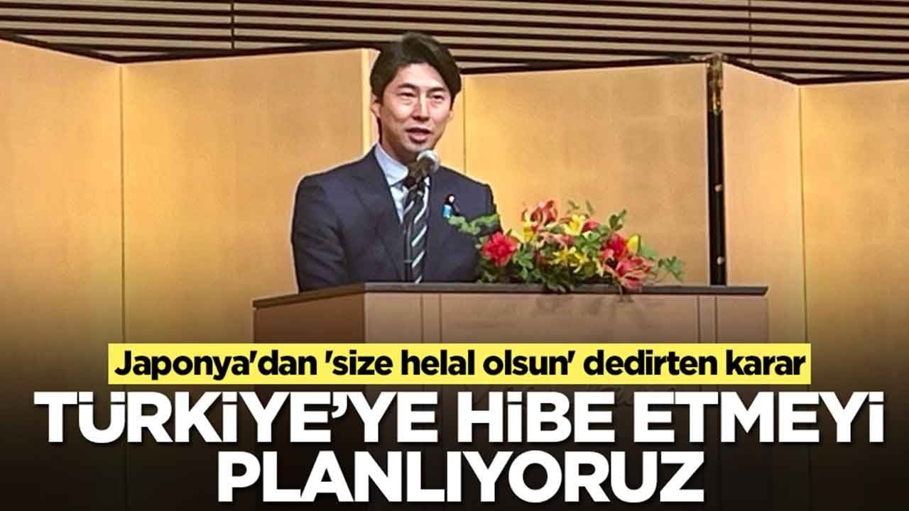 Japonya'dan 'size helal olsun' dedirten karar: Türkiye'ye hibe etmeyi planlıyoruz