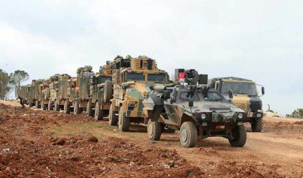 JÖH ve PÖH timleri Kirpilerle Afrin'e doğru gidiyor