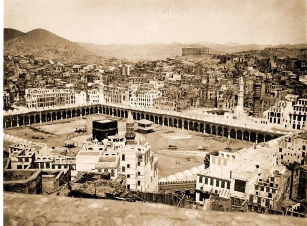 Foto - Kâbe'nin en eski fotoğrafları: Tam 143 yıllık... Yapılara ilişkin dikkat çeken görüntüler