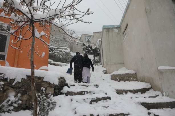 Foto - Kabil'de dondurucu soğuklar! Kar kalınlığı 30 cm! İşte o görüntüler…