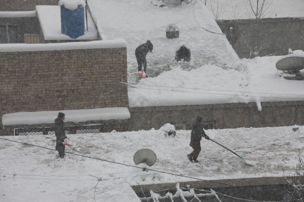 Foto - Kabil'de dondurucu soğuklar! Kar kalınlığı 30 cm! İşte o görüntüler…