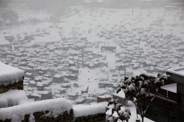 Foto - Kabil'de dondurucu soğuklar! Kar kalınlığı 30 cm! İşte o görüntüler…