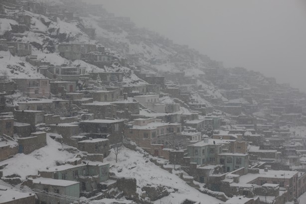 Foto - Kabil'de dondurucu soğuklar! Kar kalınlığı 30 cm! İşte o görüntüler…