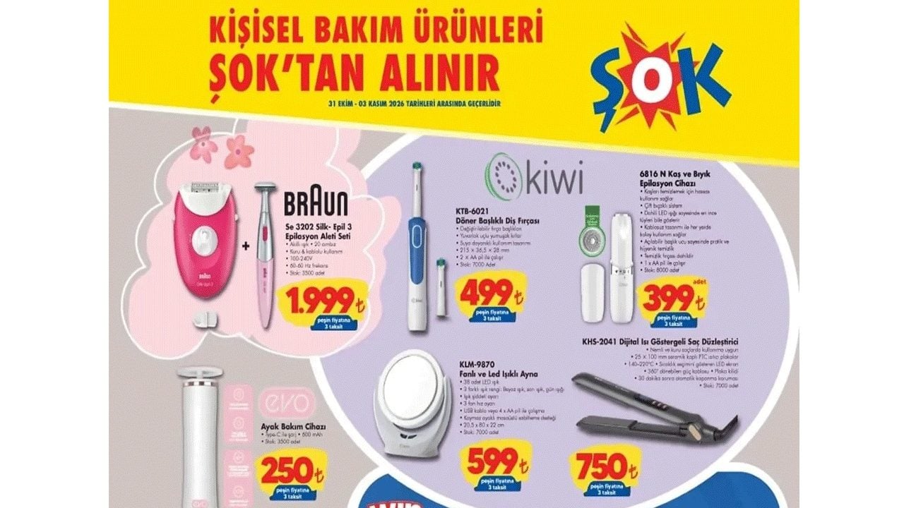 Foto - Kablosuz süpürge, cam kattle...ŞOK 31 Ekim kataloğu yayınlandı!