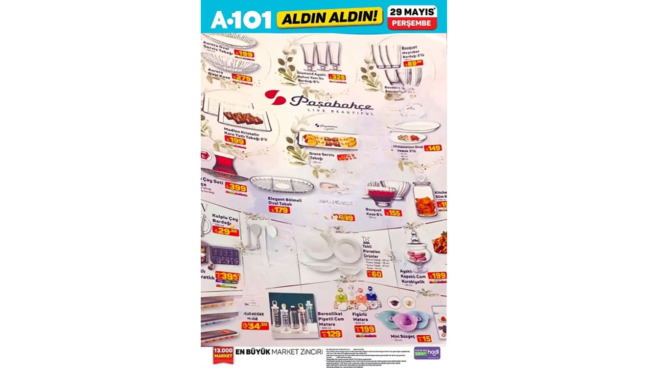 Foto - Kaçırılmayacak bayram fırsatları geliyor! A101 29 Mayıs 2025 indirimlerinde neler var neler