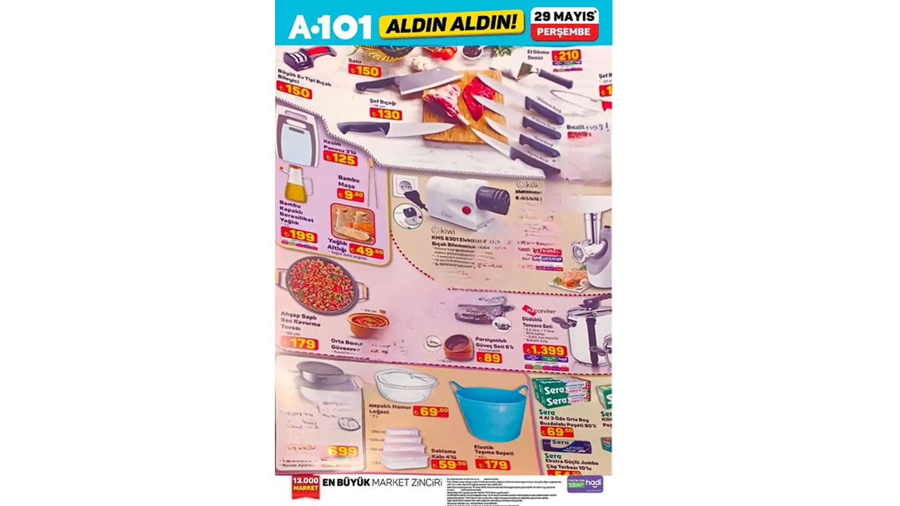 Foto - Kaçırılmayacak bayram fırsatları geliyor! A101 29 Mayıs 2025 indirimlerinde neler var neler