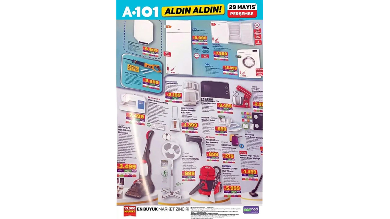Foto - Kaçırılmayacak bayram fırsatları geliyor! A101 29 Mayıs 2025 indirimlerinde neler var neler