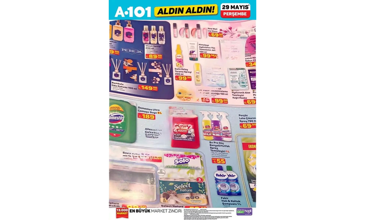 Foto - Kaçırılmayacak bayram fırsatları geliyor! A101 29 Mayıs 2025 indirimlerinde neler var neler