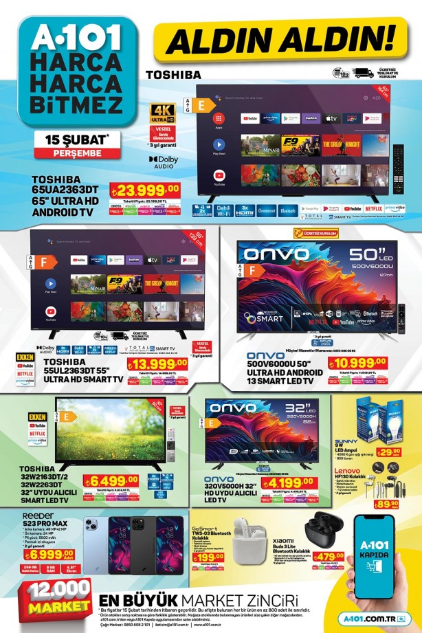 Foto - Kaçırılmayacak teknolojik fırsatlar 15 Şubat’ta A101’de! ALDIN ALDIN…