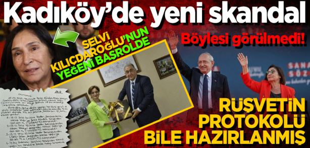 Kadıköy Belediyesi'nde yeni rüşvet skandalı: Rüşveti iade protokolü bile yapılmış