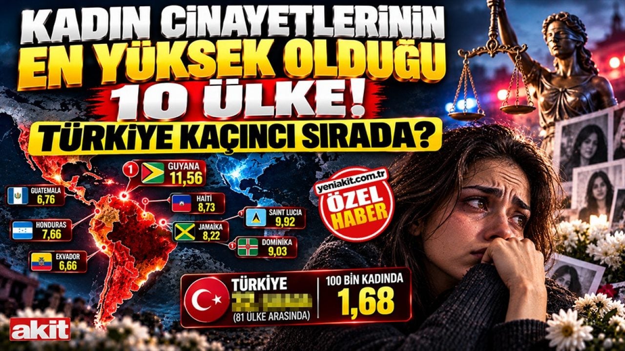 Kadın cinayetlerinin en yüksek olduğu 10 ülke! Türkiye kaçıncı sırada?