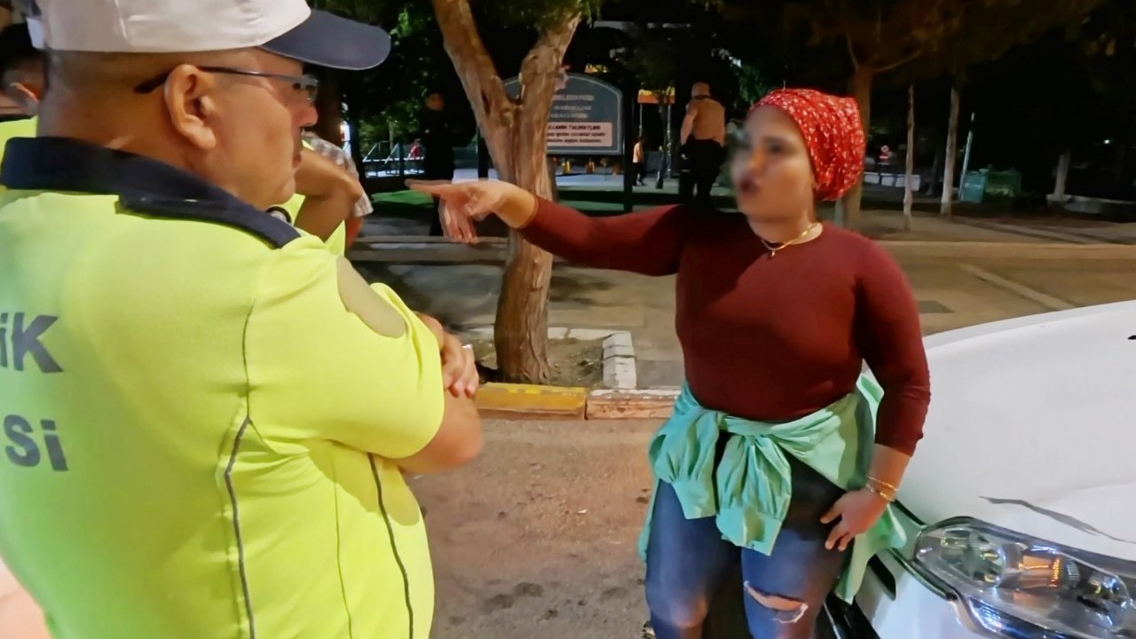 Foto - Kadın sürücü sarhoş olunca bakın neler yaptı