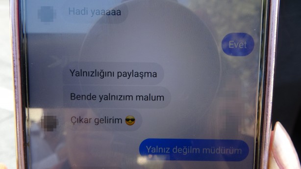 Foto - Kadına ahlaksız mesaj! Böyle müdür olmaz olsun
