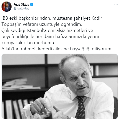 Foto - Kadir Topbaş vefat etti! Siyasilerden taziye mesajı yağdı