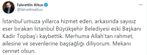 Foto - Kadir Topbaş vefat etti! Siyasilerden taziye mesajı yağdı