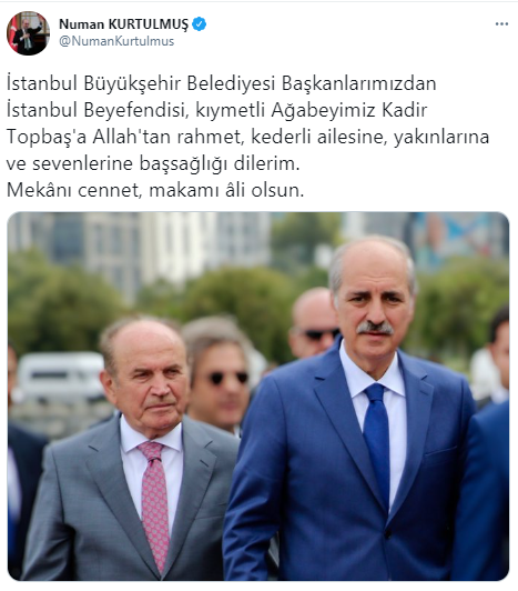 Foto - Kadir Topbaş vefat etti! Siyasilerden taziye mesajı yağdı