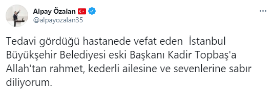 Foto - Kadir Topbaş vefat etti! Siyasilerden taziye mesajı yağdı