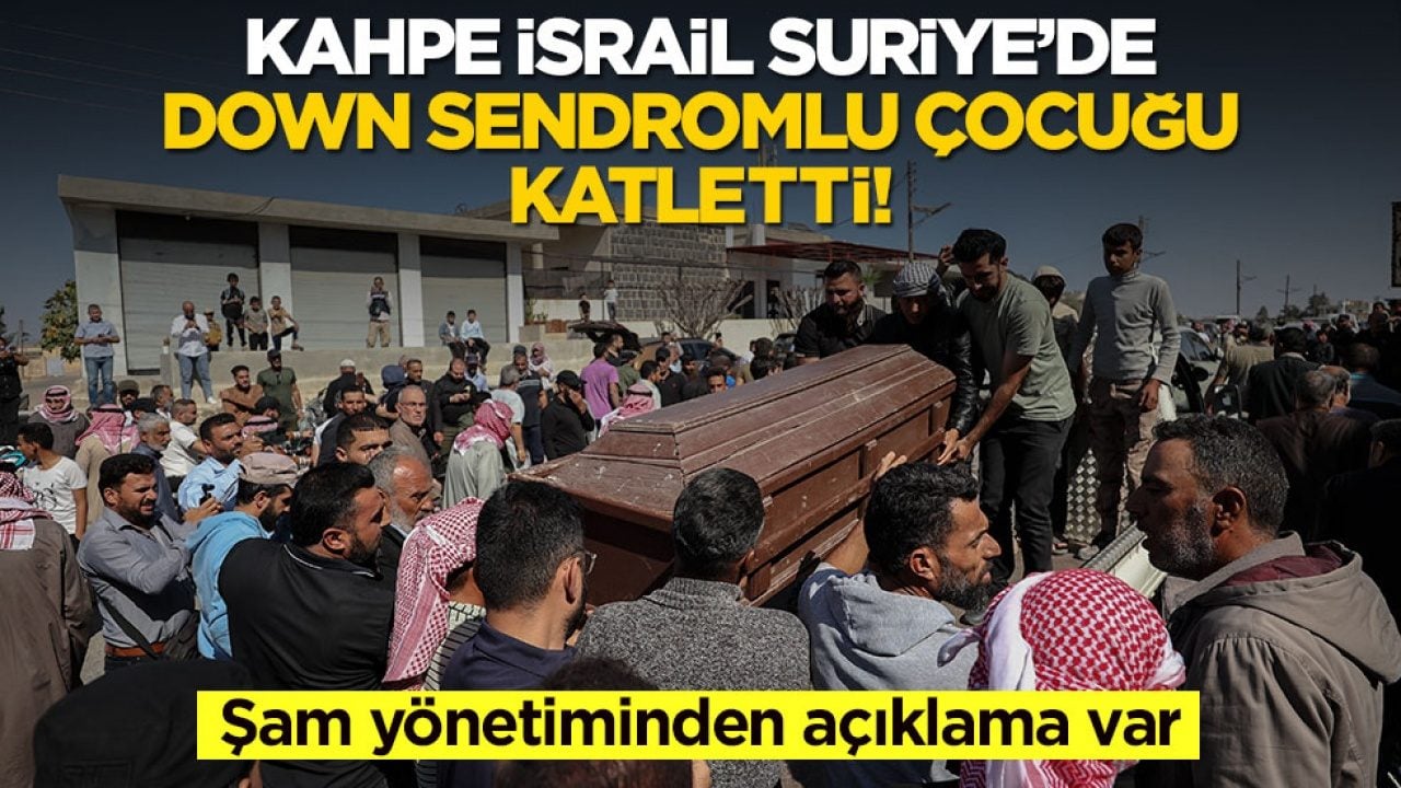 Kahpe İsrail, Suriye'de down sendromlu çocuğu katletti!