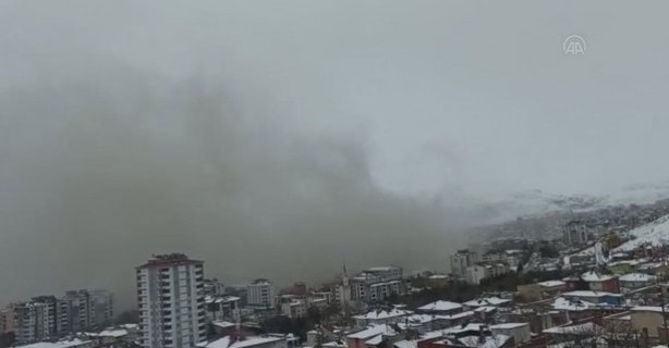 Foto - Kahramanmaraş'ta ikinci depremin ardından ürküten görüntü! 